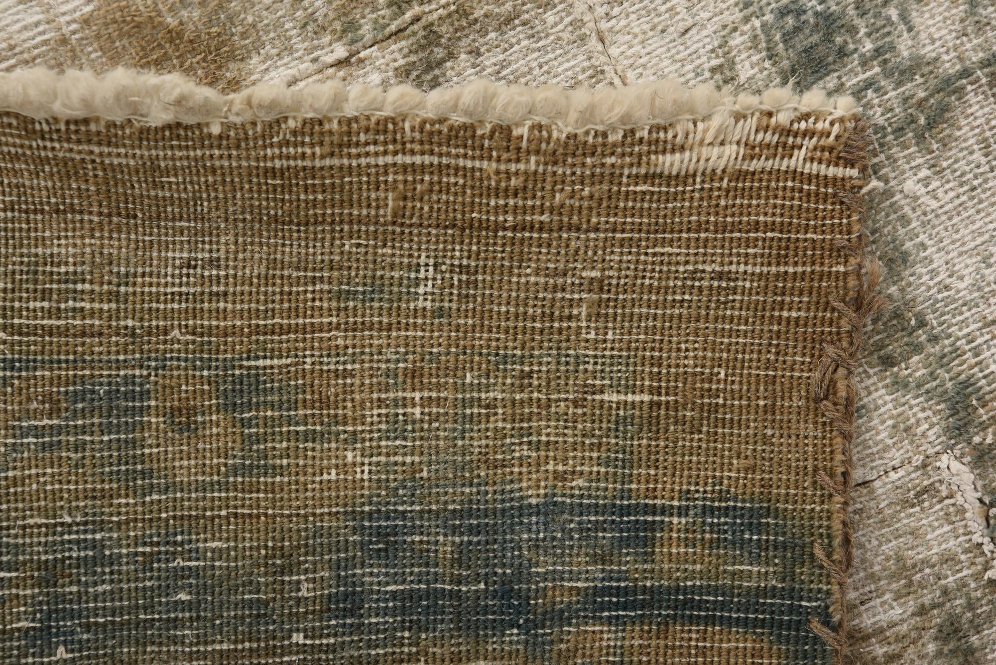 280cm x 385cm anudado a mano Ultra Vintage Alfombra Persa Lana