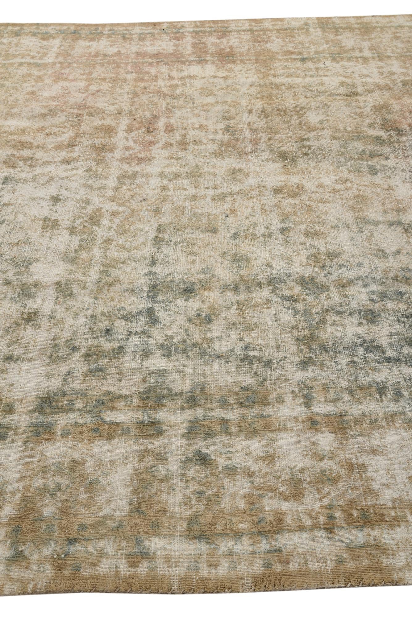 280cm x 385cm anudado a mano Ultra Vintage Alfombra Persa Lana