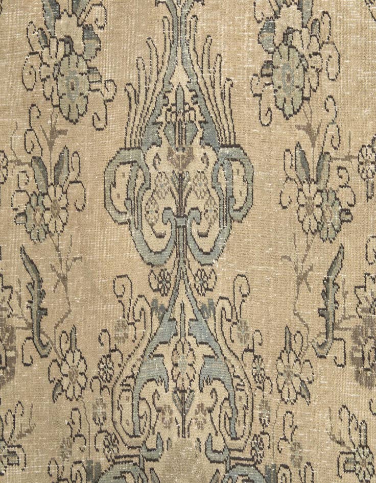 Detail image of 9' 8 x 12' 7  Hand Knotted Ultra Vintage Persian Wool Rug