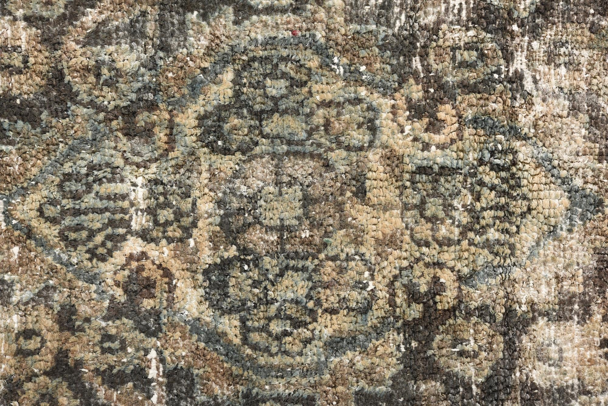 10' 2 x 12' 6 Hand Knotted Ultra Vintage Persian Wool Rug