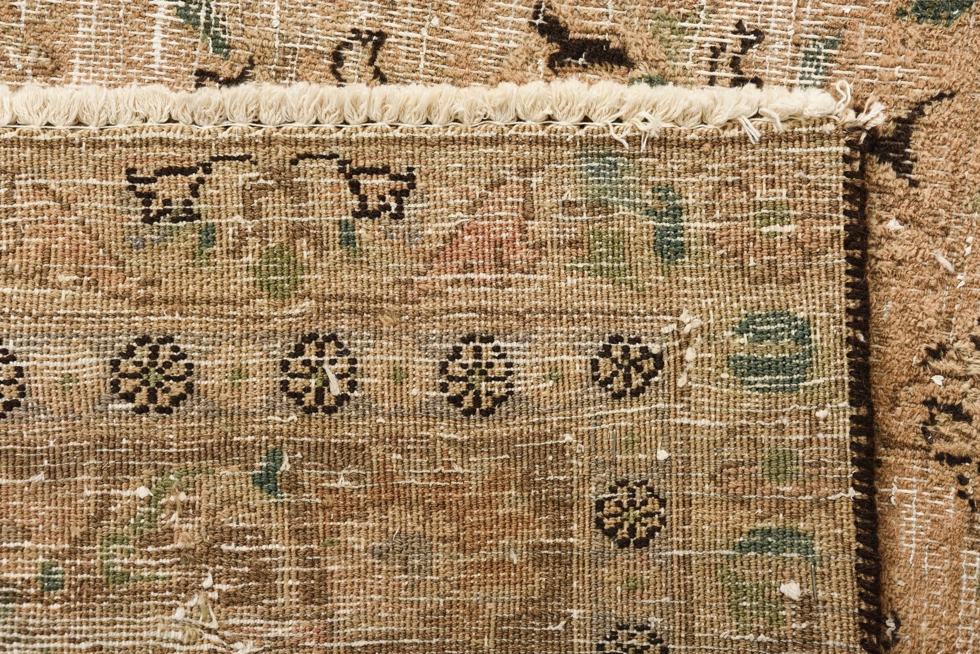 7' 5 x 10' 3 Hand Knotted Ultra Vintage Persian Wool Rug