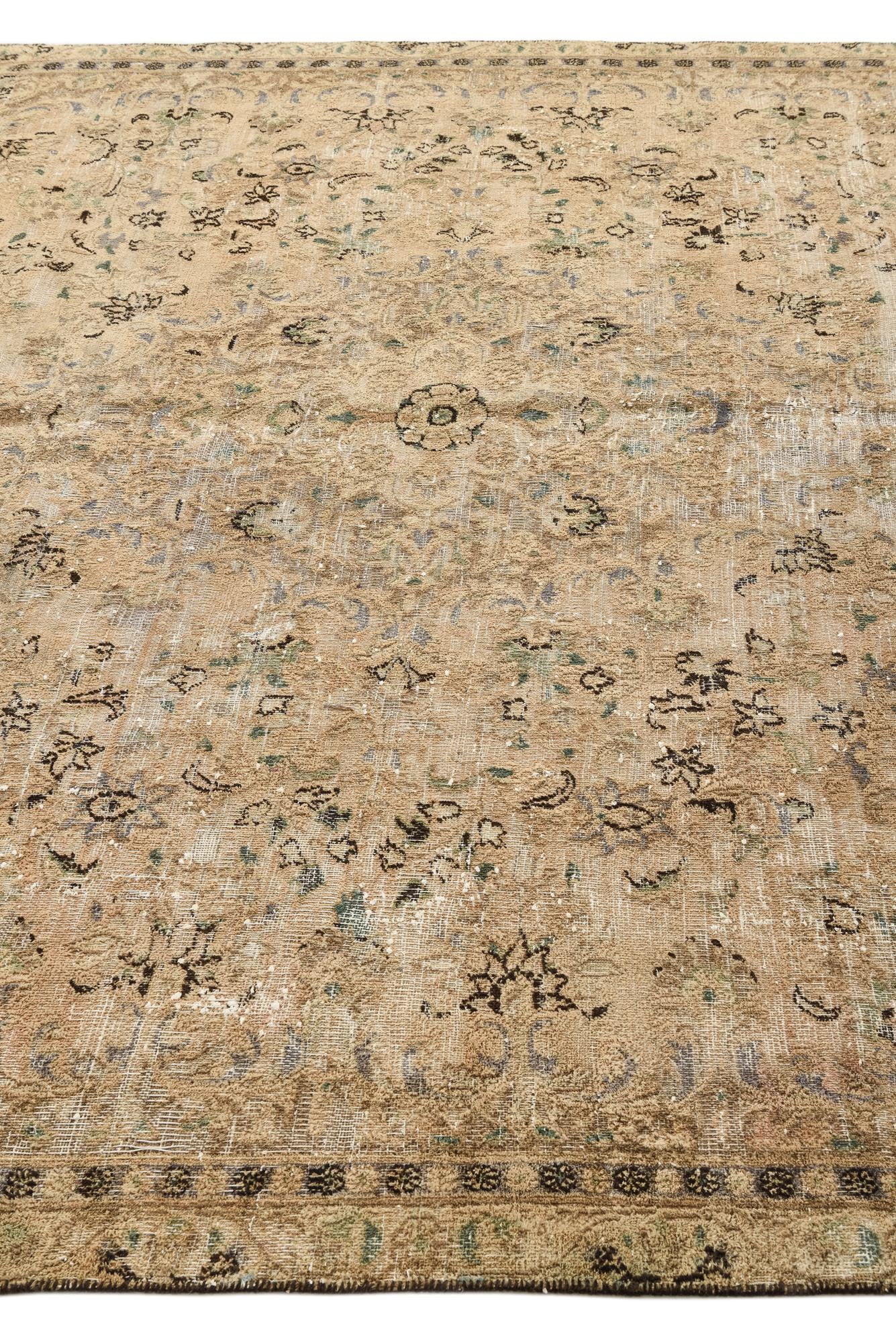 7' 5 x 10' 3 Hand Knotted Ultra Vintage Persian Wool Rug