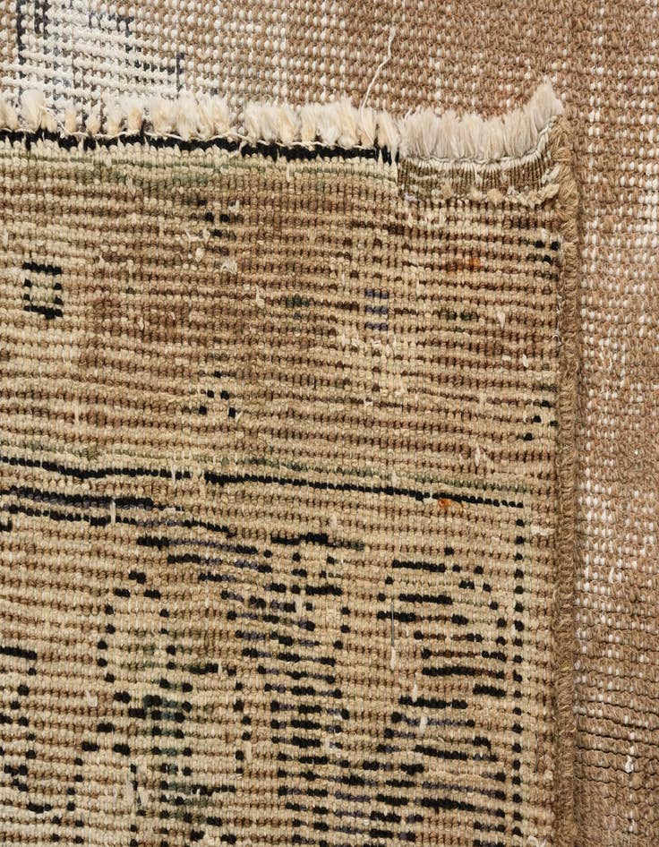Detail image of 9' 4 x 12'  Hand Knotted Ultra Vintage Persian Wool Rug