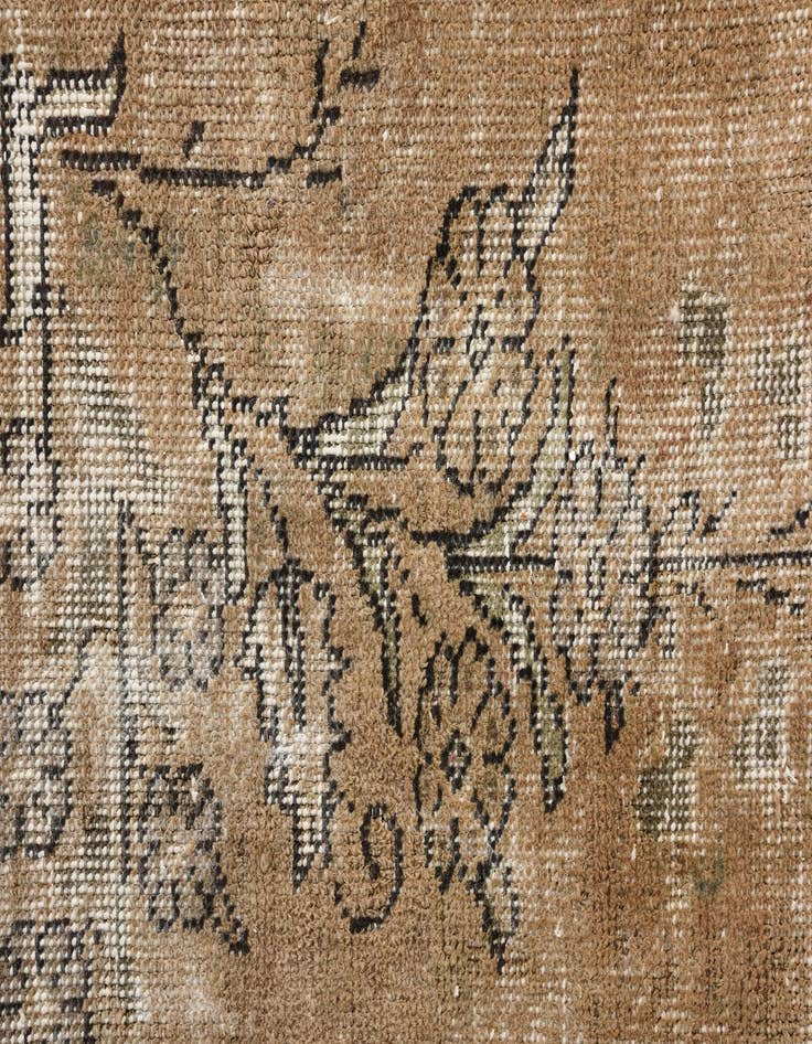 Detail image of 9' 4 x 12'  Hand Knotted Ultra Vintage Persian Wool Rug