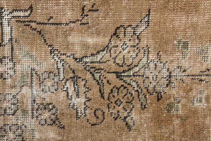 9' 4 x 12' Hand Knotted Ultra Vintage Persian Wool Rug