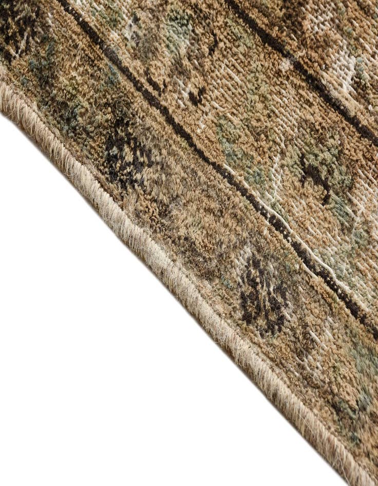 Detail image of 9' 6 x 12' 8  Hand Knotted Ultra Vintage Persian Wool Rug