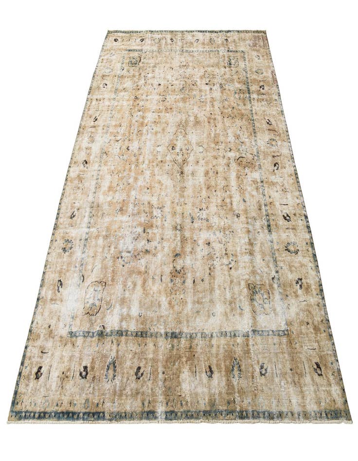 Detail image of 9' 7 x 12' 4 Hand Knotted Ultra Vintage Persian Wool Rug