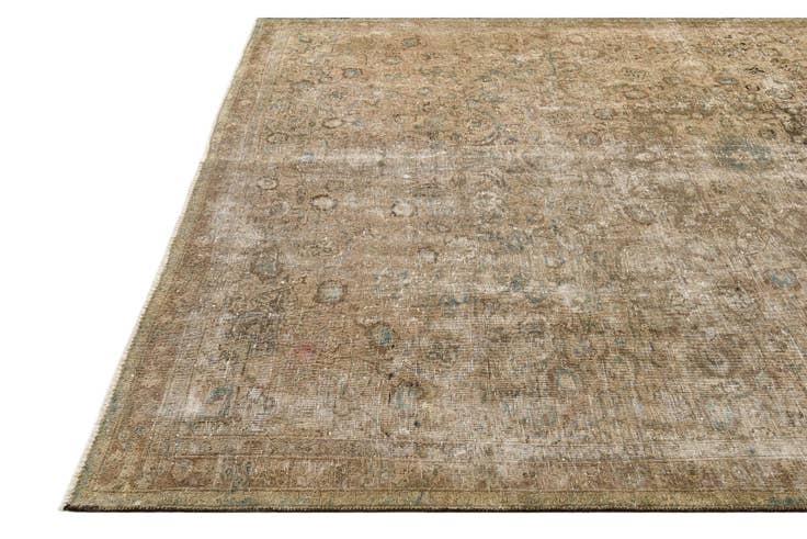 Detail image of 7' 5 x 10' 7 Hand Knotted Ultra Vintage Persian Wool Rug