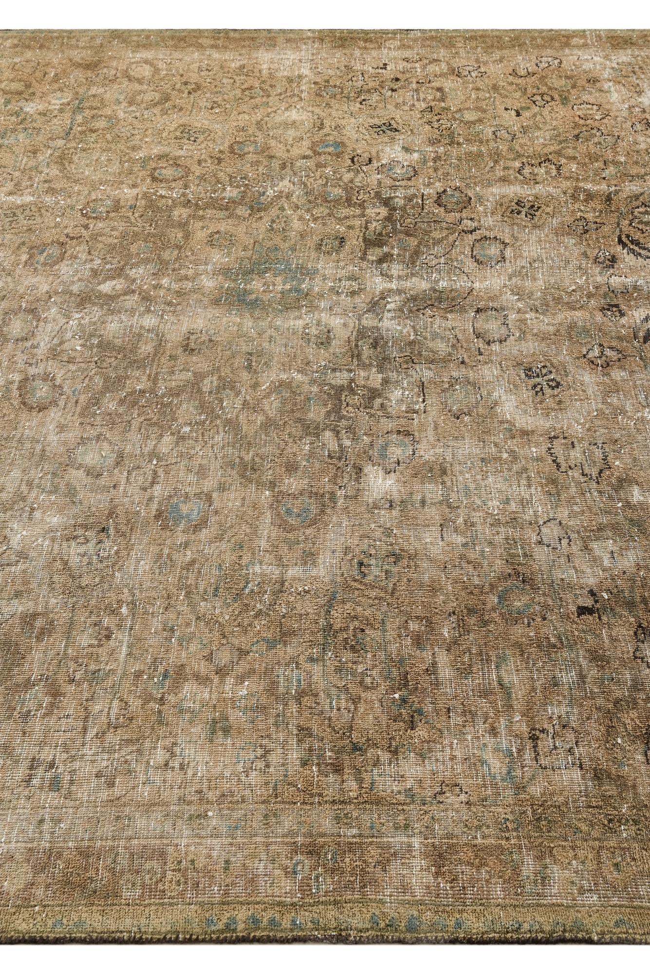 7' 5 x 10' 7 Hand Knotted Ultra Vintage Persian Wool Rug