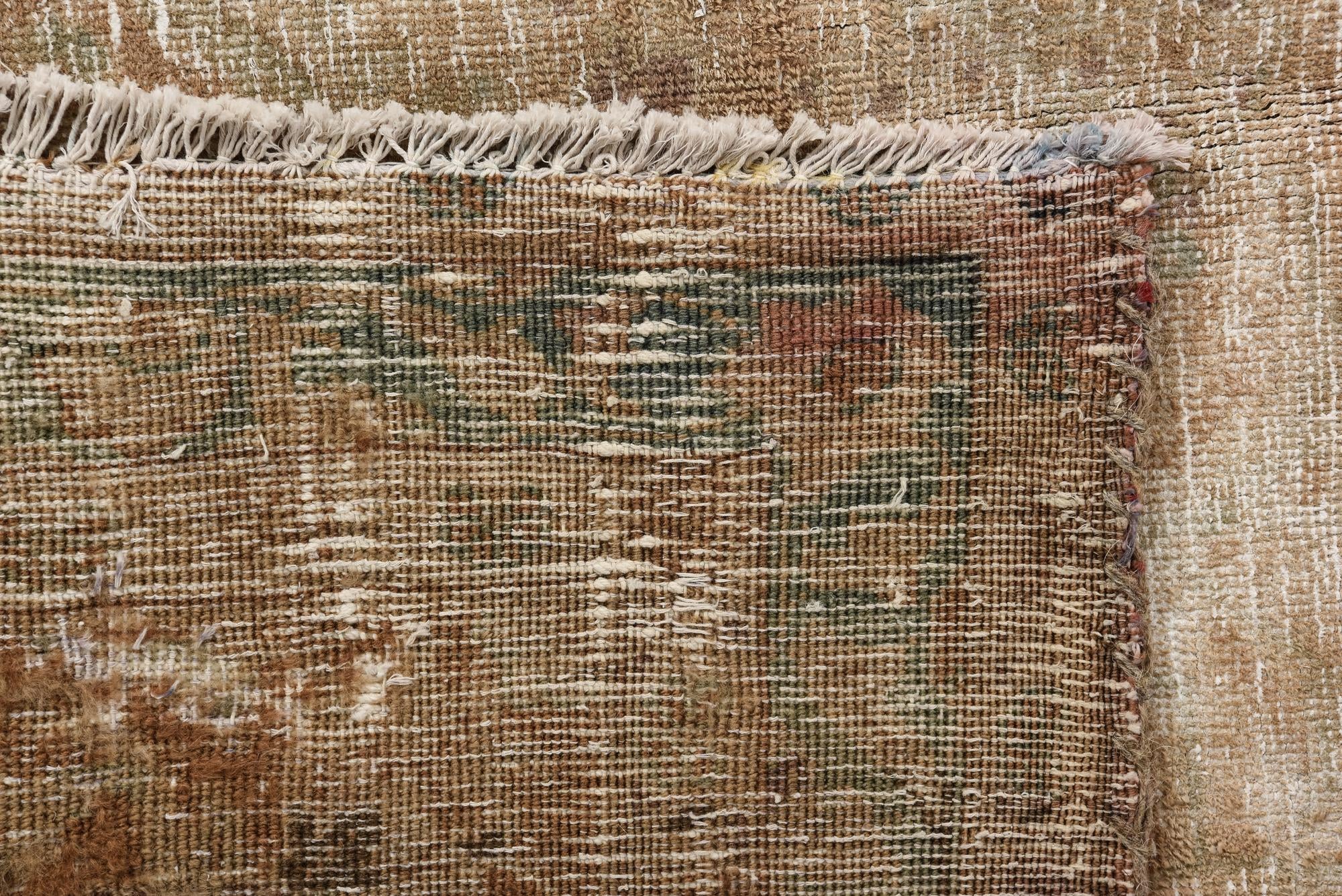 9' 9 x 13' 4 Hand Knotted Ultra Vintage Persian Wool Rug