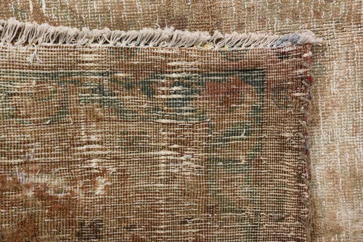 9' 9 x 13' 4 Hand Knotted Ultra Vintage Persian Wool Rug