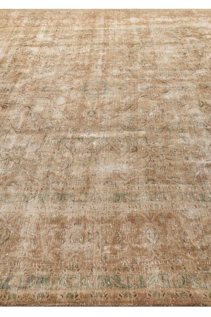 9' 9 x 13' 4 Hand Knotted Ultra Vintage Persian Wool Rug