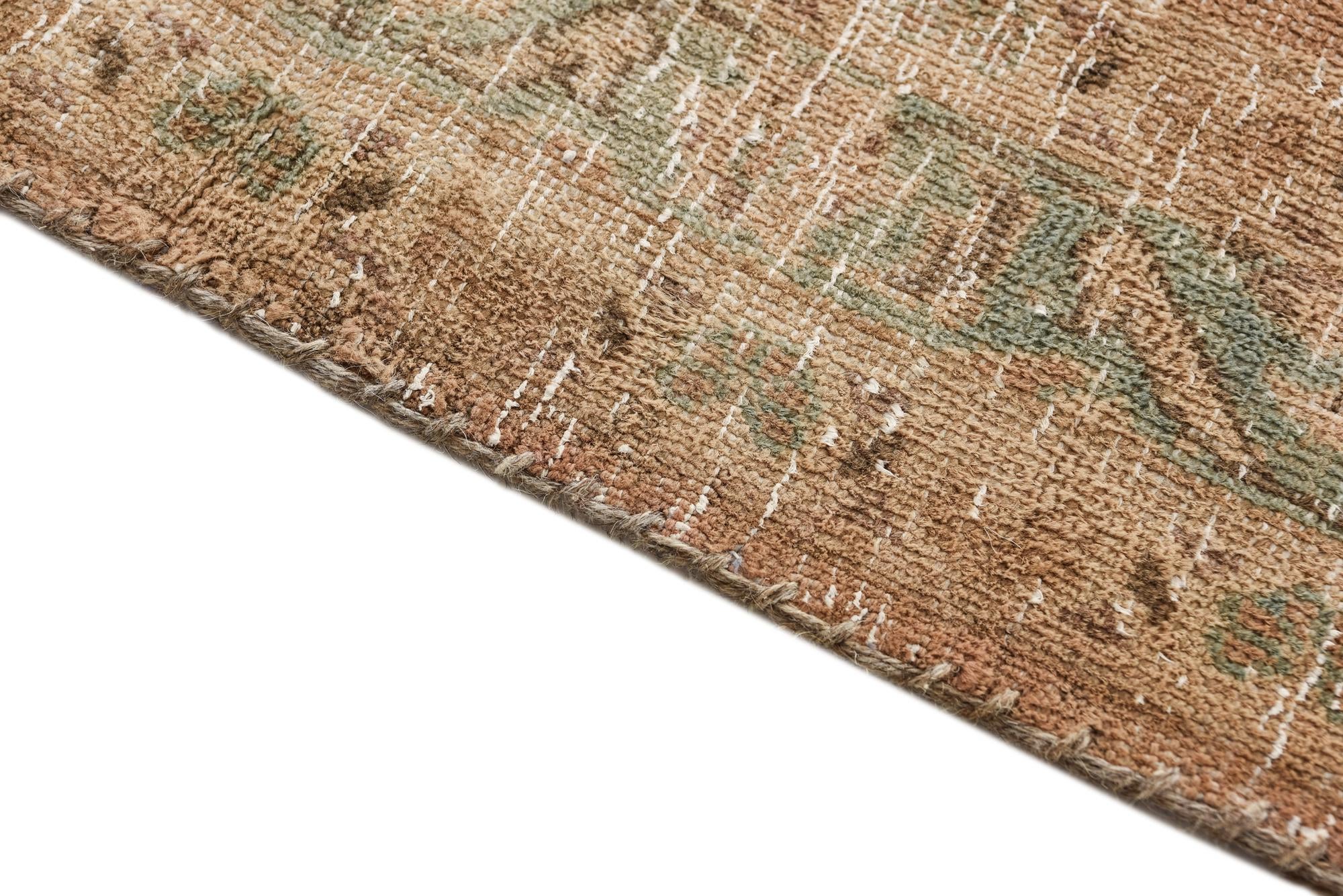 9' 9 x 13' 4 Hand Knotted Ultra Vintage Persian Wool Rug