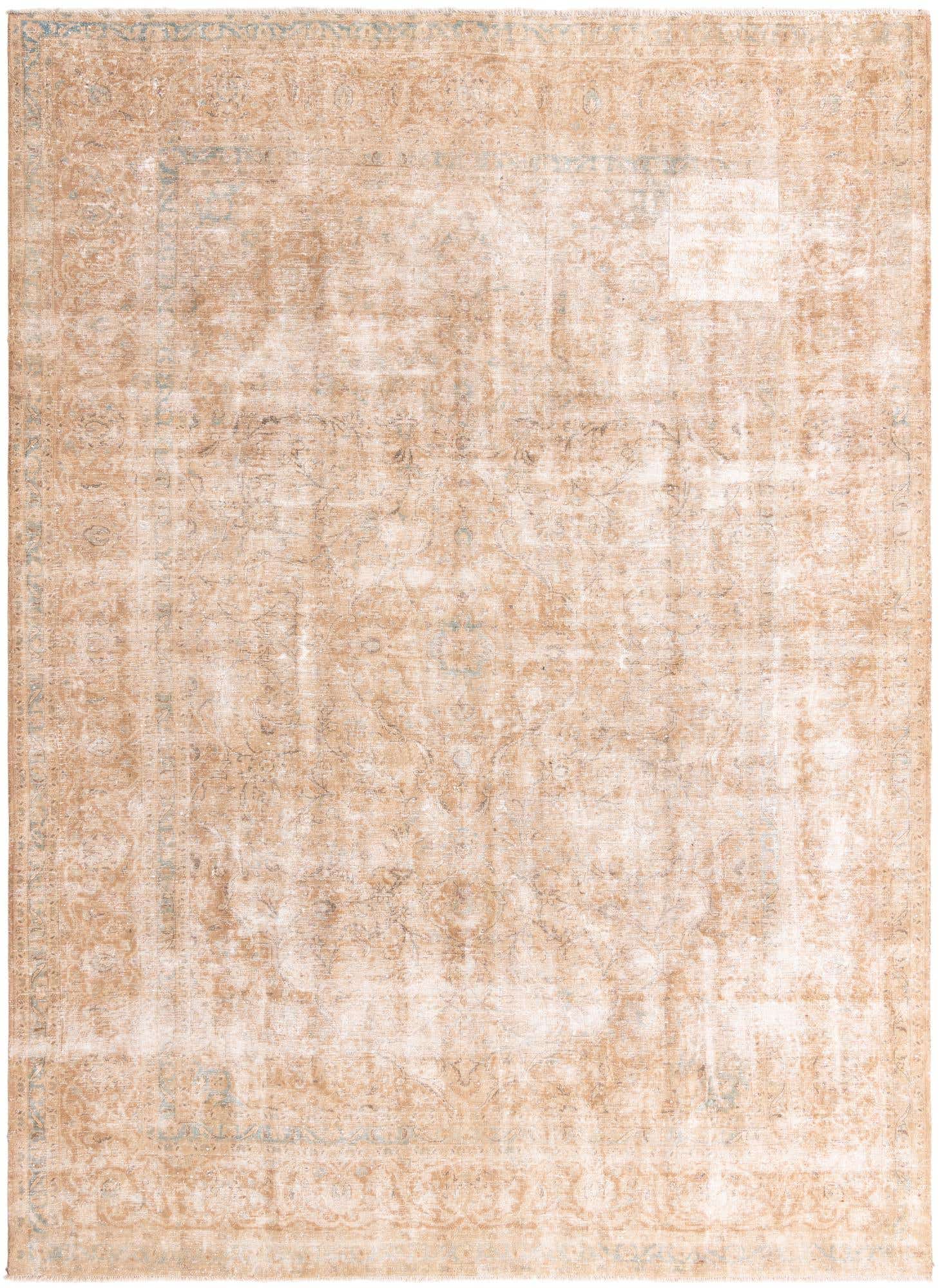 9' 9 x 13' 4 Hand Knotted Ultra Vintage Persian Wool Rug