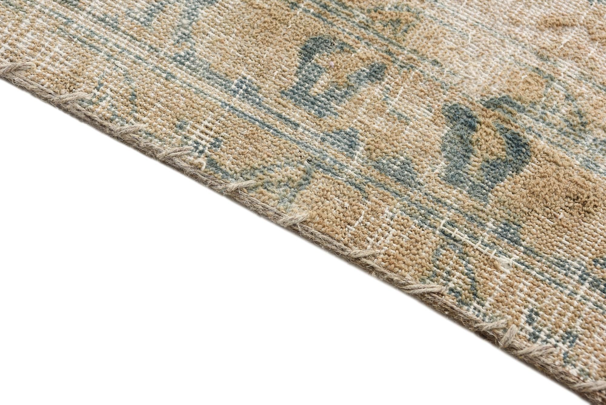9' 4 x 12' 4 Hand Knotted Ultra Vintage Persian Wool Rug