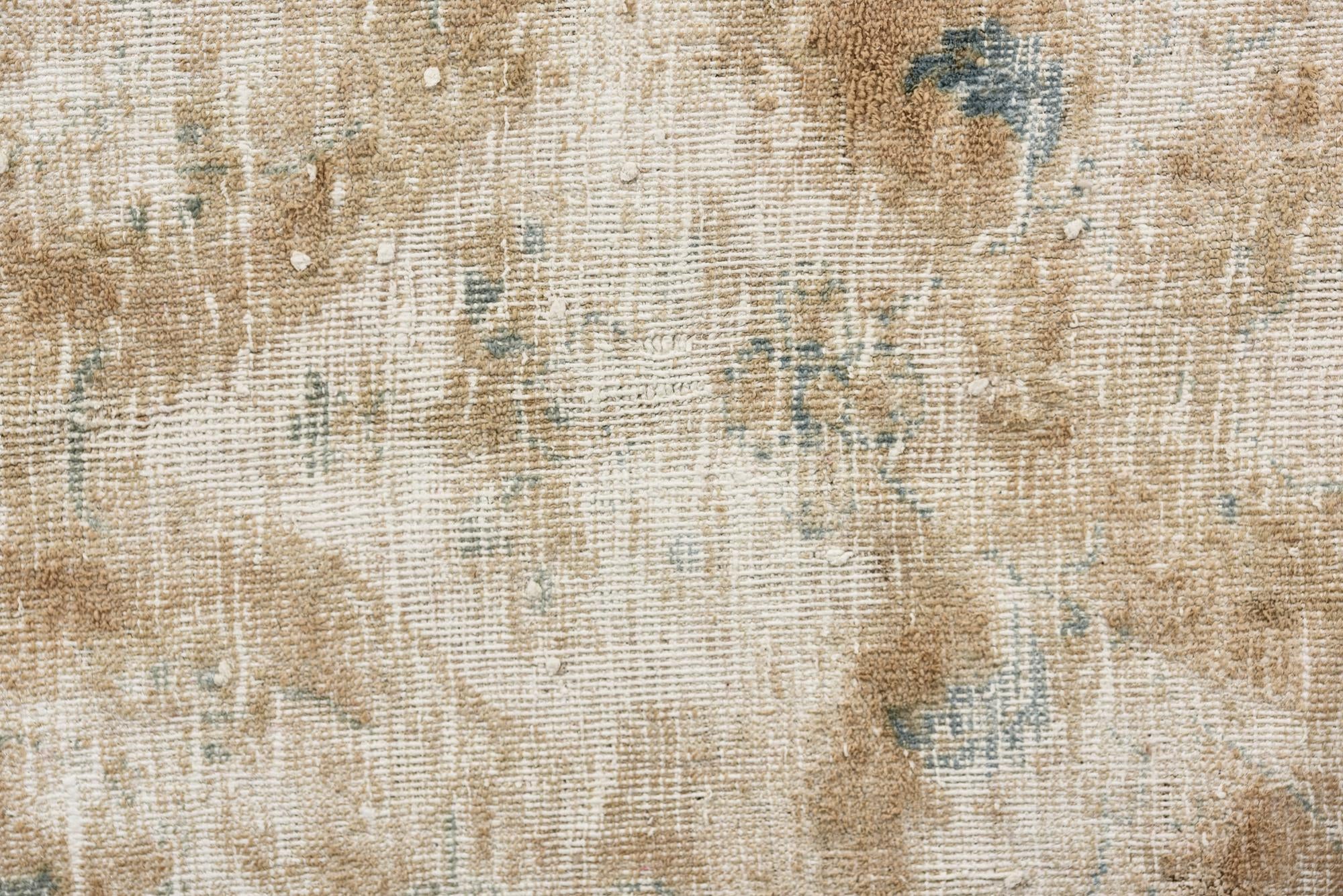 9' 4 x 12' 4 Hand Knotted Ultra Vintage Persian Wool Rug