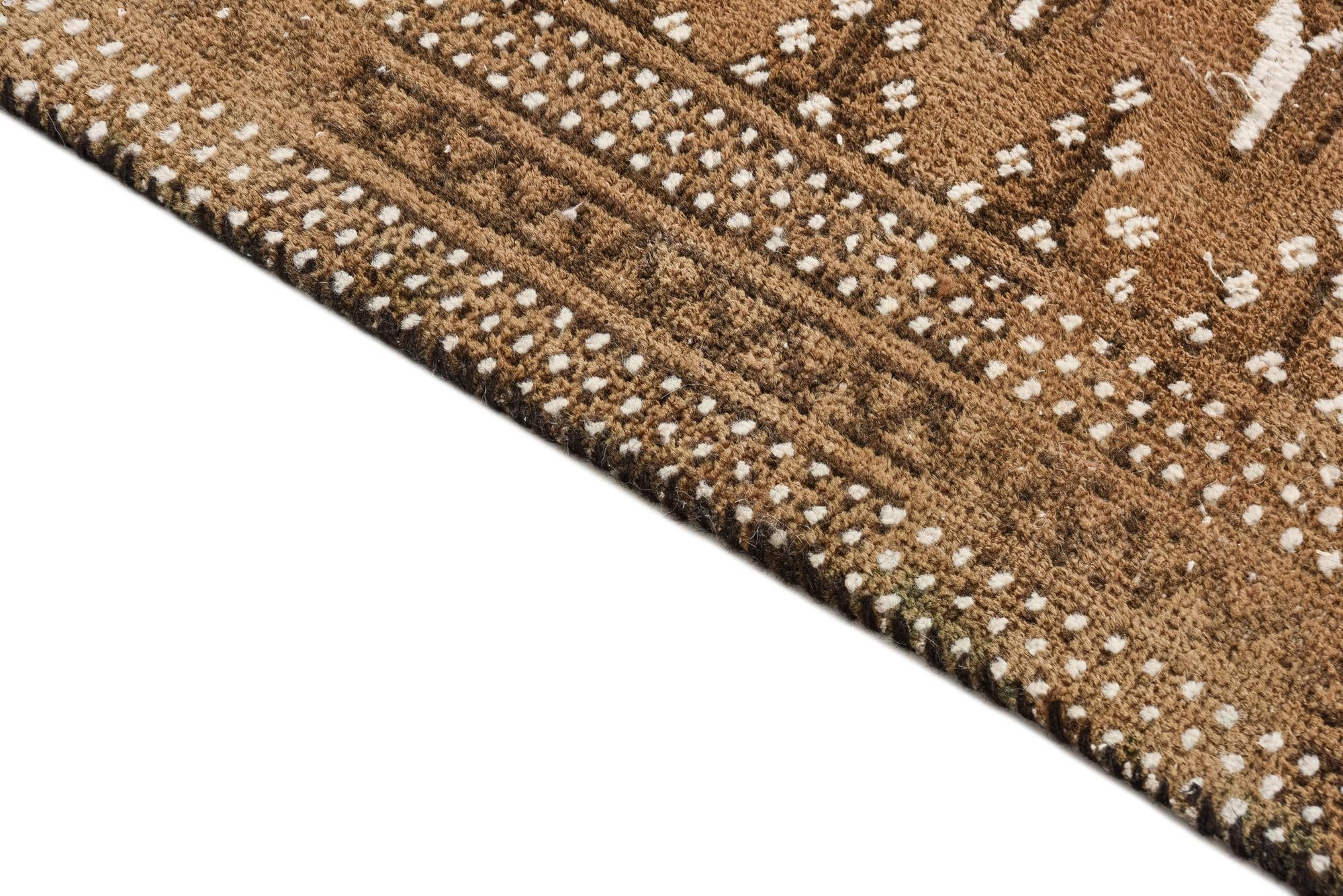 8' 1 x 11' Hand Knotted Ultra Vintage Persian Wool Rug