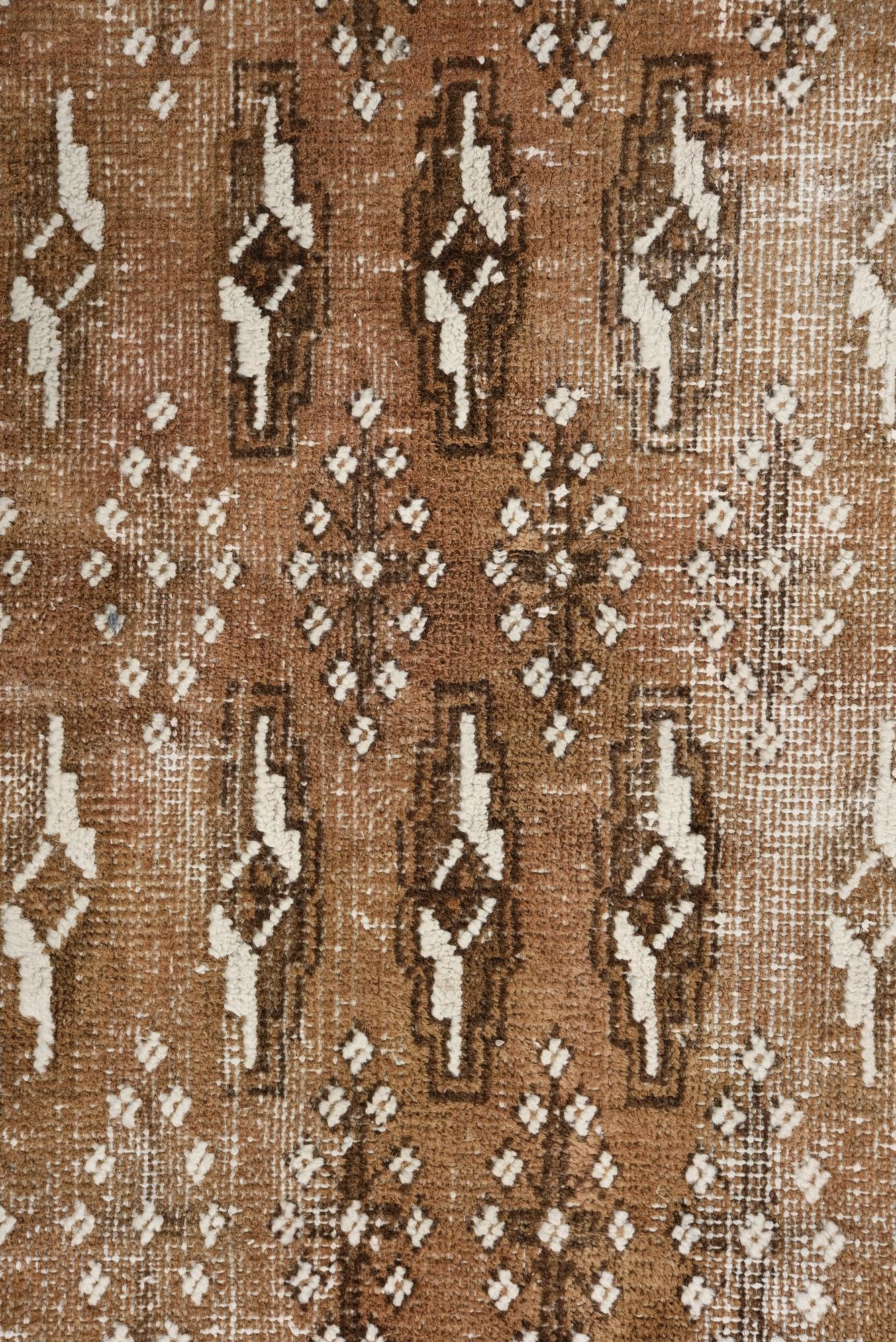 8' 1 x 11' Hand Knotted Ultra Vintage Persian Wool Rug