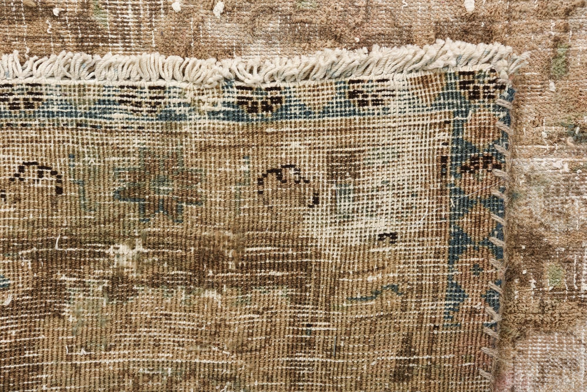 10' x 12' 7 Hand Knotted Ultra Vintage Persian Wool Rug