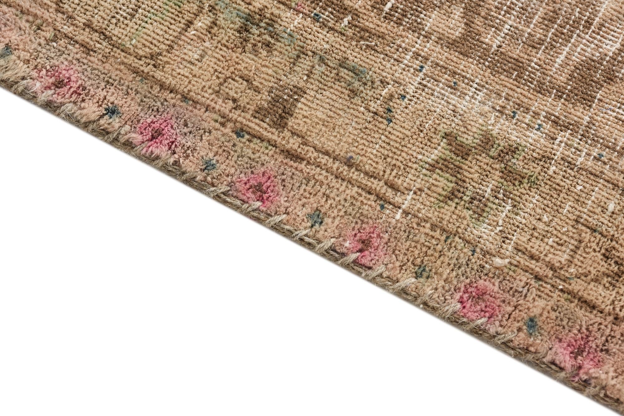 10' x 12' 7 Hand Knotted Ultra Vintage Persian Wool Rug