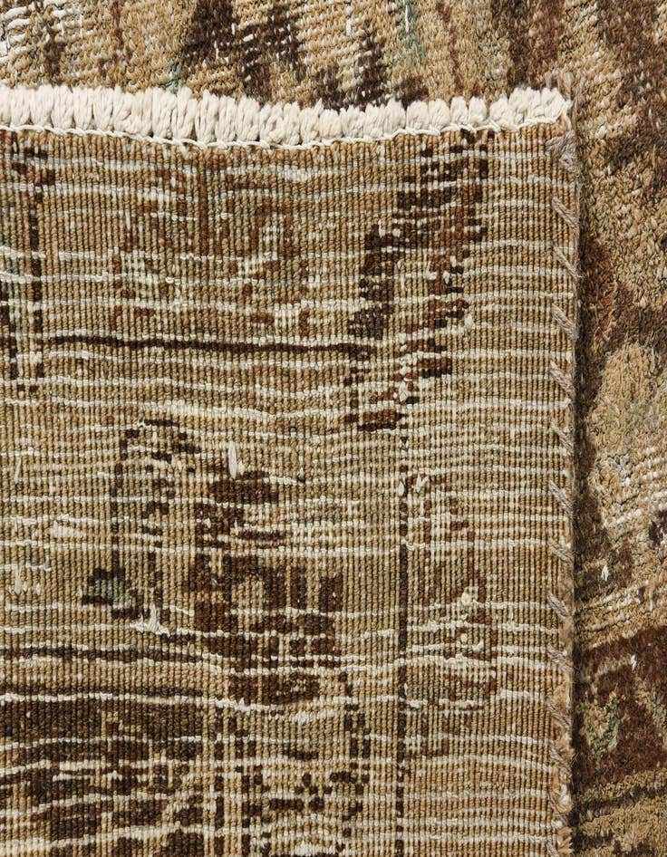 Detail image of 9' 10 x 12' 5  Hand Knotted Ultra Vintage Persian Wool Rug