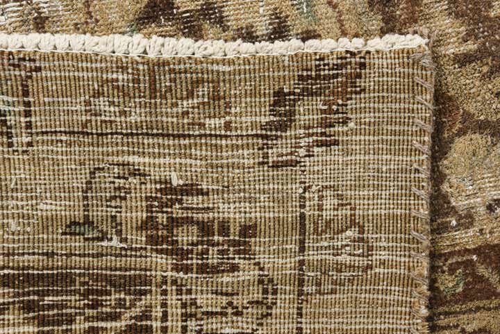 9' 10 x 12' 5 Hand Knotted Ultra Vintage Persian Wool Rug