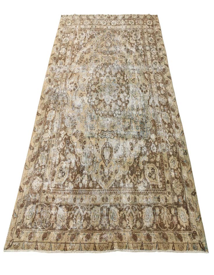 Detail image of 9' 10 x 12' 5  Hand Knotted Ultra Vintage Persian Wool Rug