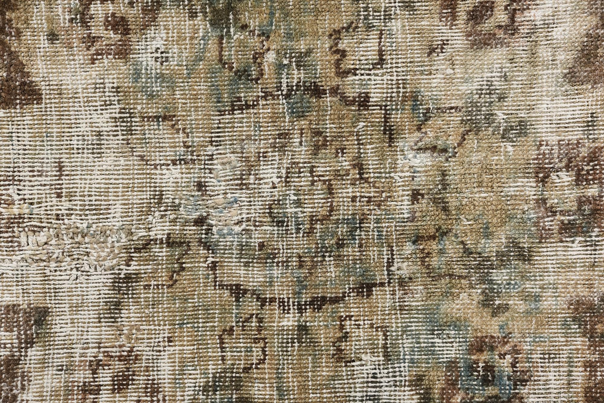 9' 10 x 12' 5 Hand Knotted Ultra Vintage Persian Wool Rug