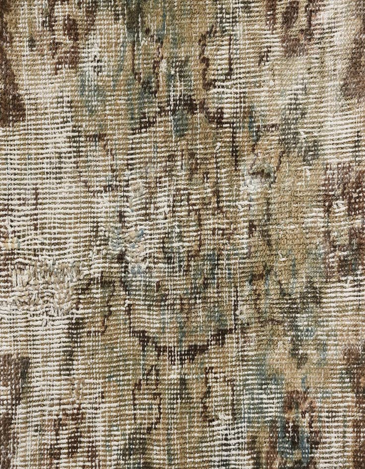 Detail image of 9' 10 x 12' 5  Hand Knotted Ultra Vintage Persian Wool Rug