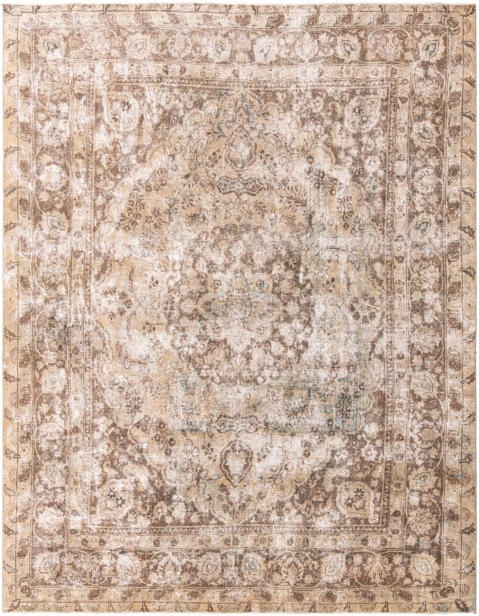 Primary image 9' 10 x 12' 5  Hand Knotted Ultra Vintage Persian Wool Rug
