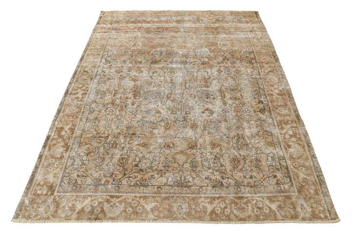 8' 3 x 10' 10 Hand Knotted Ultra Vintage Persian Wool Rug