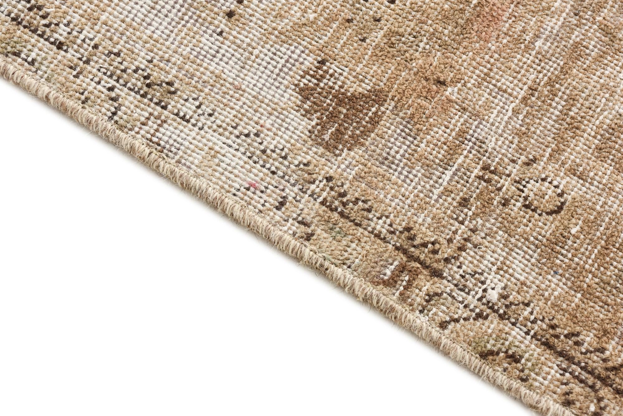 9' 1 x 12' 6 Hand Knotted Ultra Vintage Persian Wool Rug