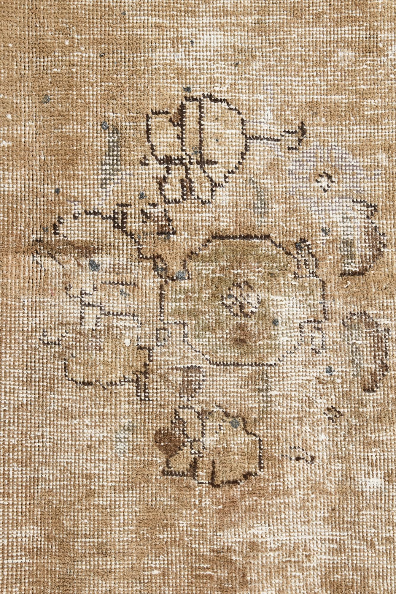 9' 1 x 12' 6 Hand Knotted Ultra Vintage Persian Wool Rug