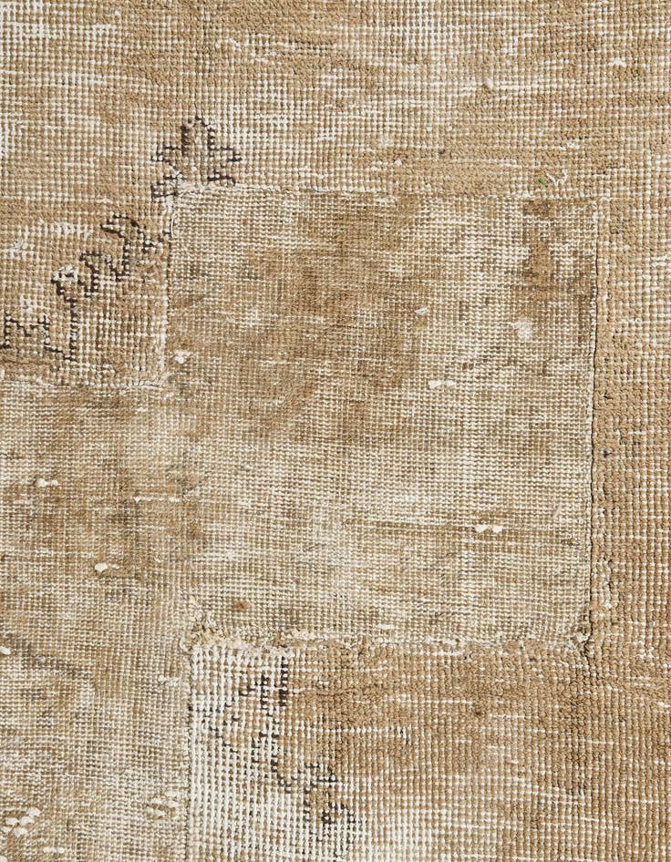 Detail image of 9' 1 x 12' 6  Hand Knotted Ultra Vintage Persian Wool Rug