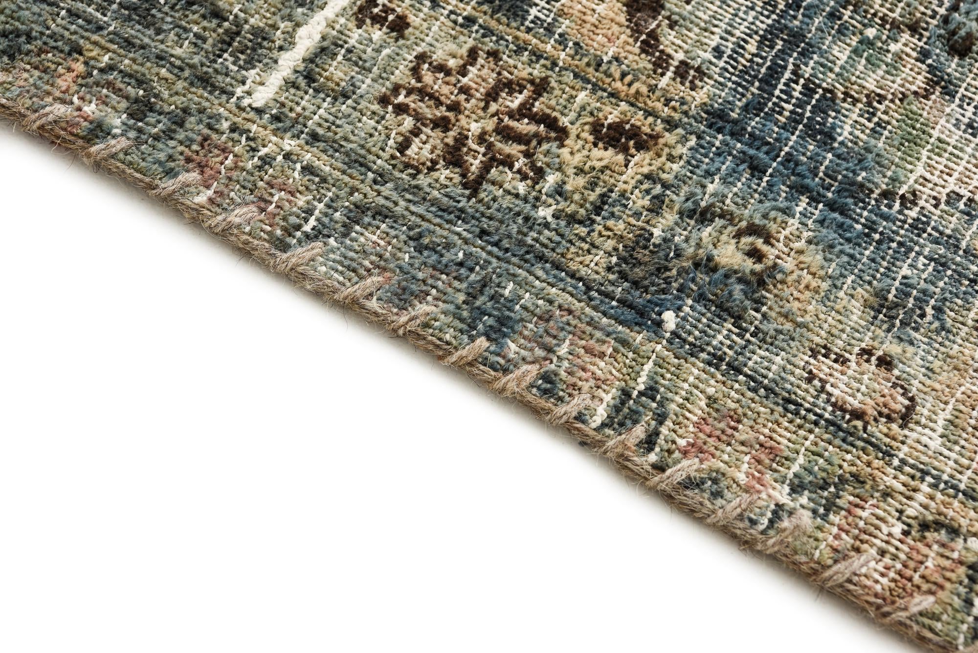 7' 8 x 10' 9 Hand Knotted Ultra Vintage Persian Wool Rug