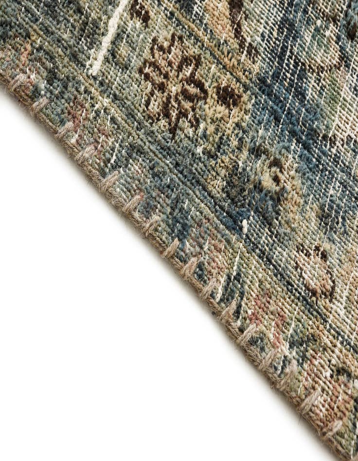 Detail image of 7' 8 x 10' 9  Hand Knotted Ultra Vintage Persian Wool Rug