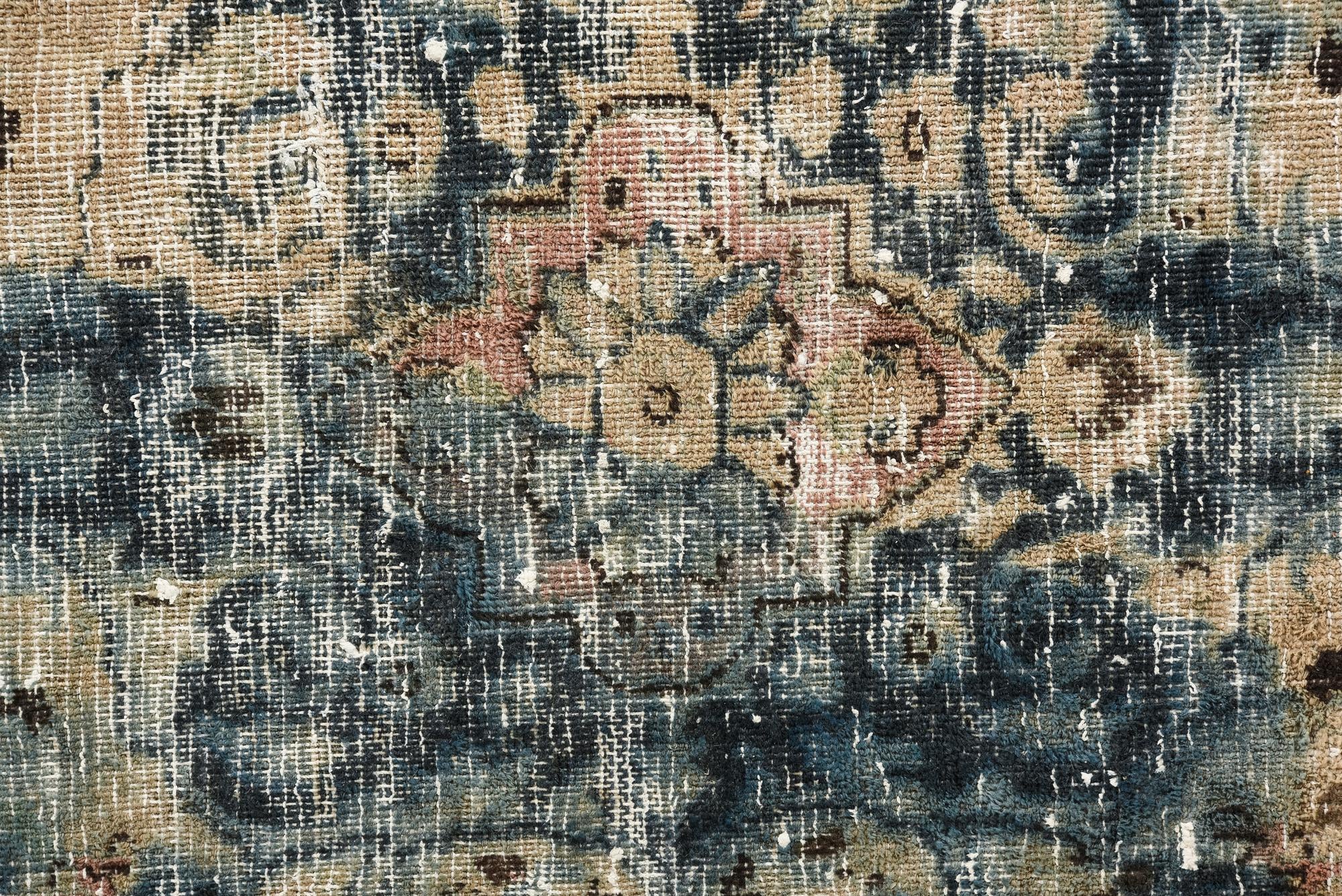 7' 8 x 10' 9 Hand Knotted Ultra Vintage Persian Wool Rug