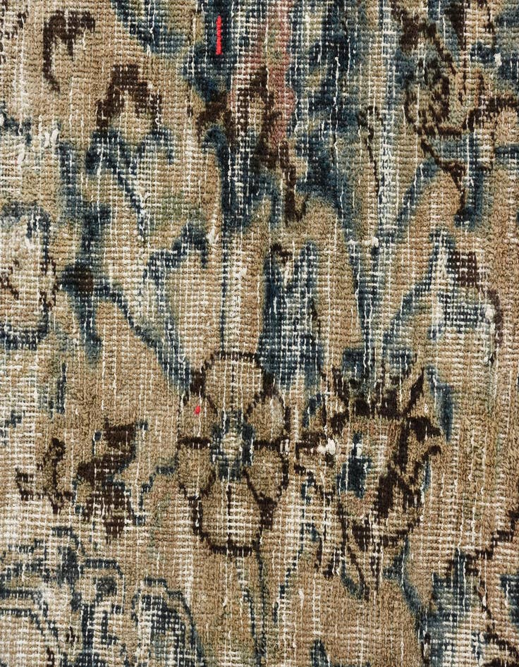 Detail image of 7' 8 x 10' 9  Hand Knotted Ultra Vintage Persian Wool Rug