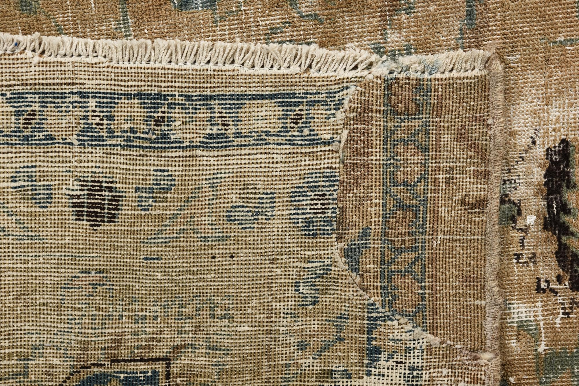 7' 10 x 11' Hand Knotted Ultra Vintage Persian Wool Rug