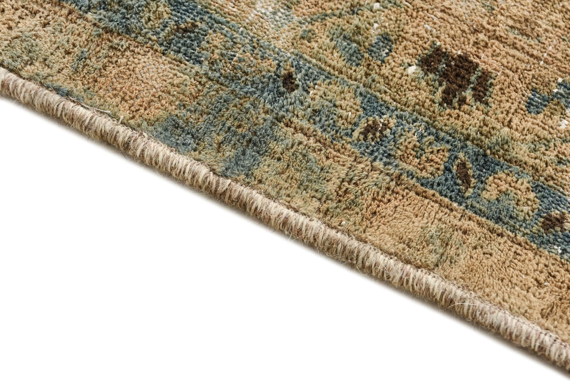 7' 10 x 11' Hand Knotted Ultra Vintage Persian Wool Rug