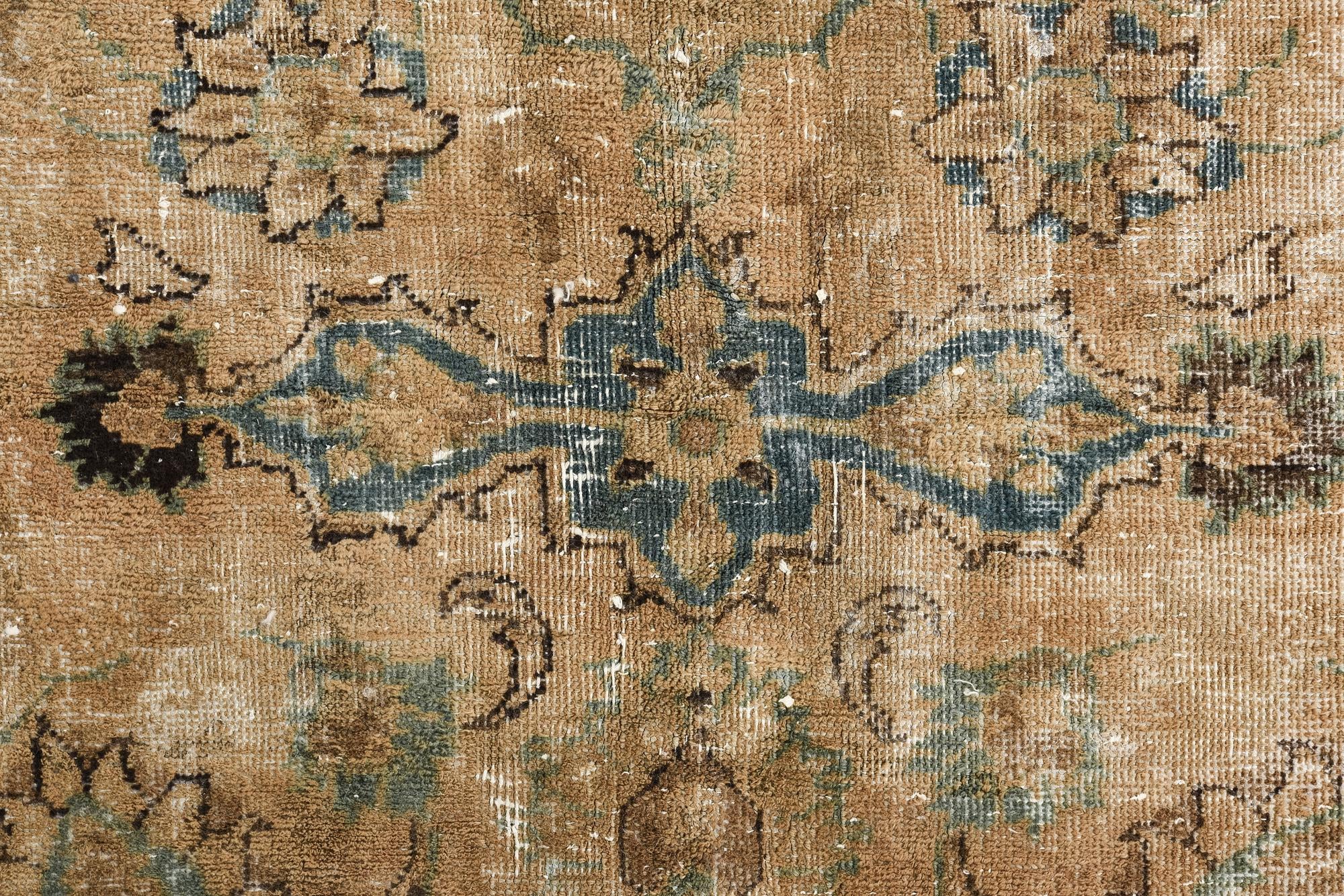 7' 10 x 11' Hand Knotted Ultra Vintage Persian Wool Rug