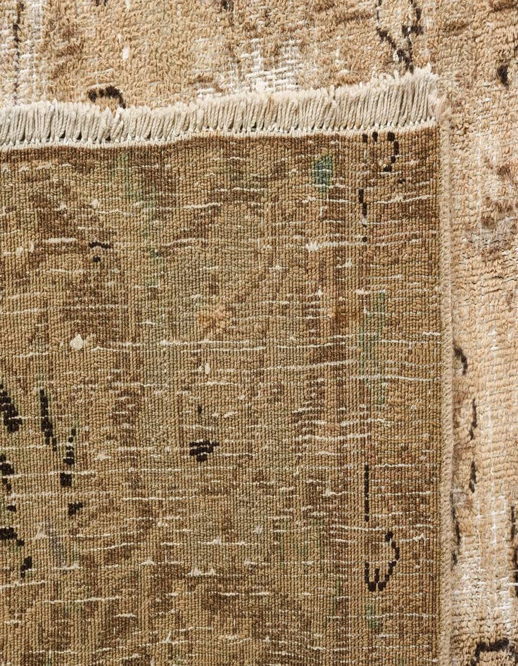 Detail image of 9' 1 x 11' 10  Hand Knotted Ultra Vintage Persian Wool Rug