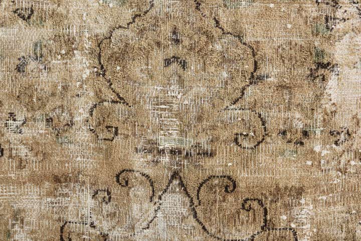 9' 1 x 11' 10 Hand Knotted Ultra Vintage Persian Wool Rug