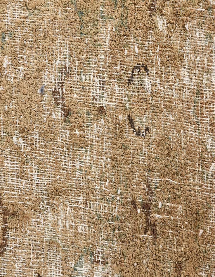 Detail image of 9' 8 x 11' 7  Hand Knotted Ultra Vintage Persian Wool Rug