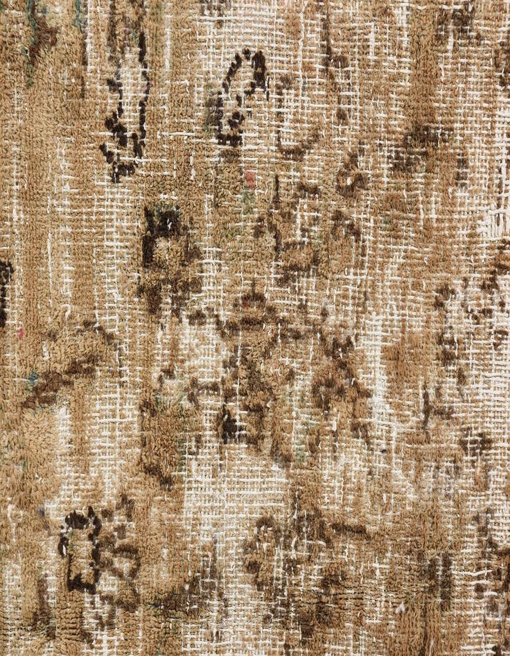Detail image of 9' 8 x 11' 7  Hand Knotted Ultra Vintage Persian Wool Rug