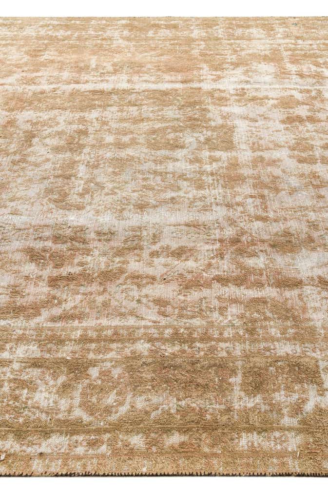 9' 5 x 13' Hand Knotted Ultra Vintage Persian Wool Rug