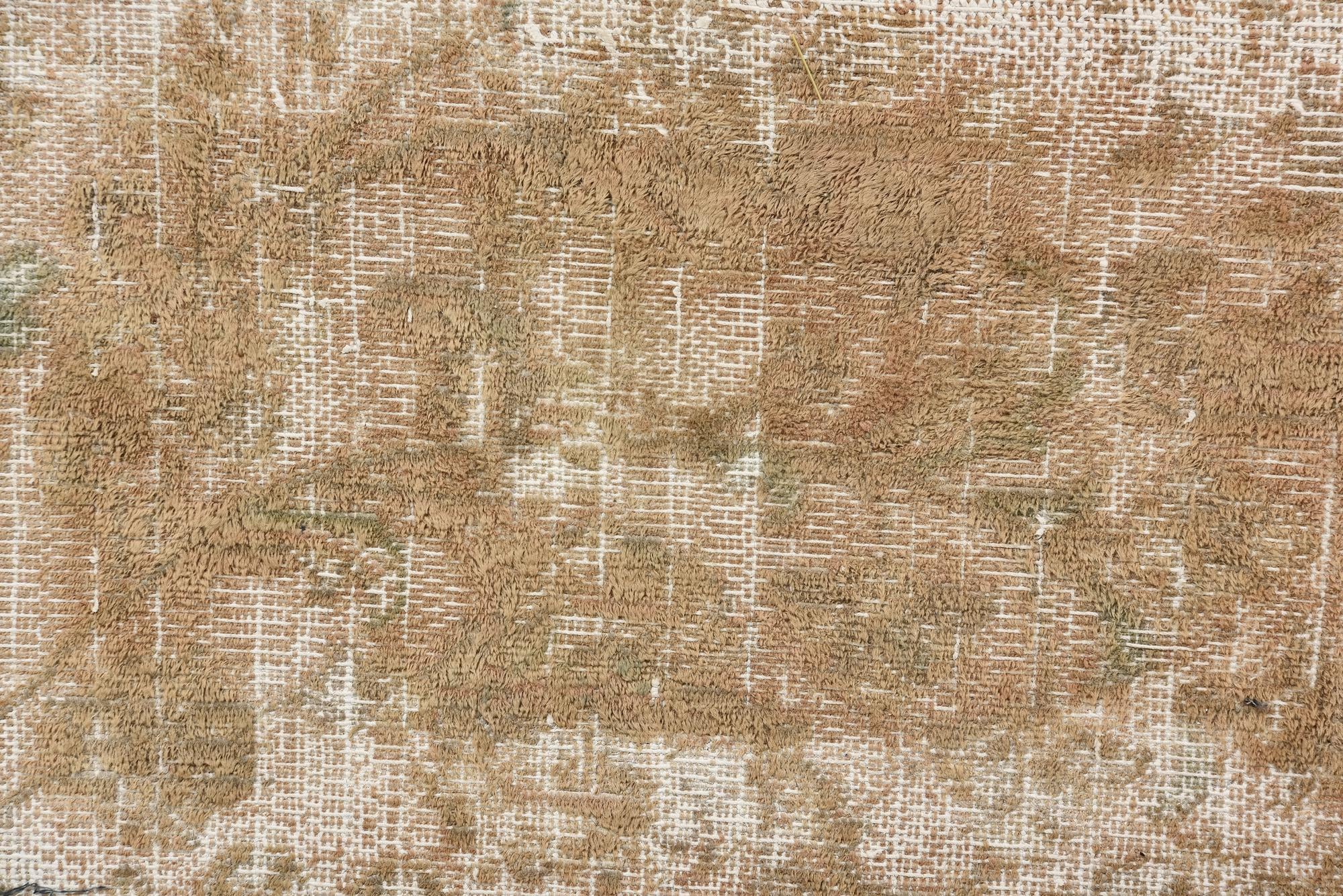 9' 5 x 13' Hand Knotted Ultra Vintage Persian Wool Rug