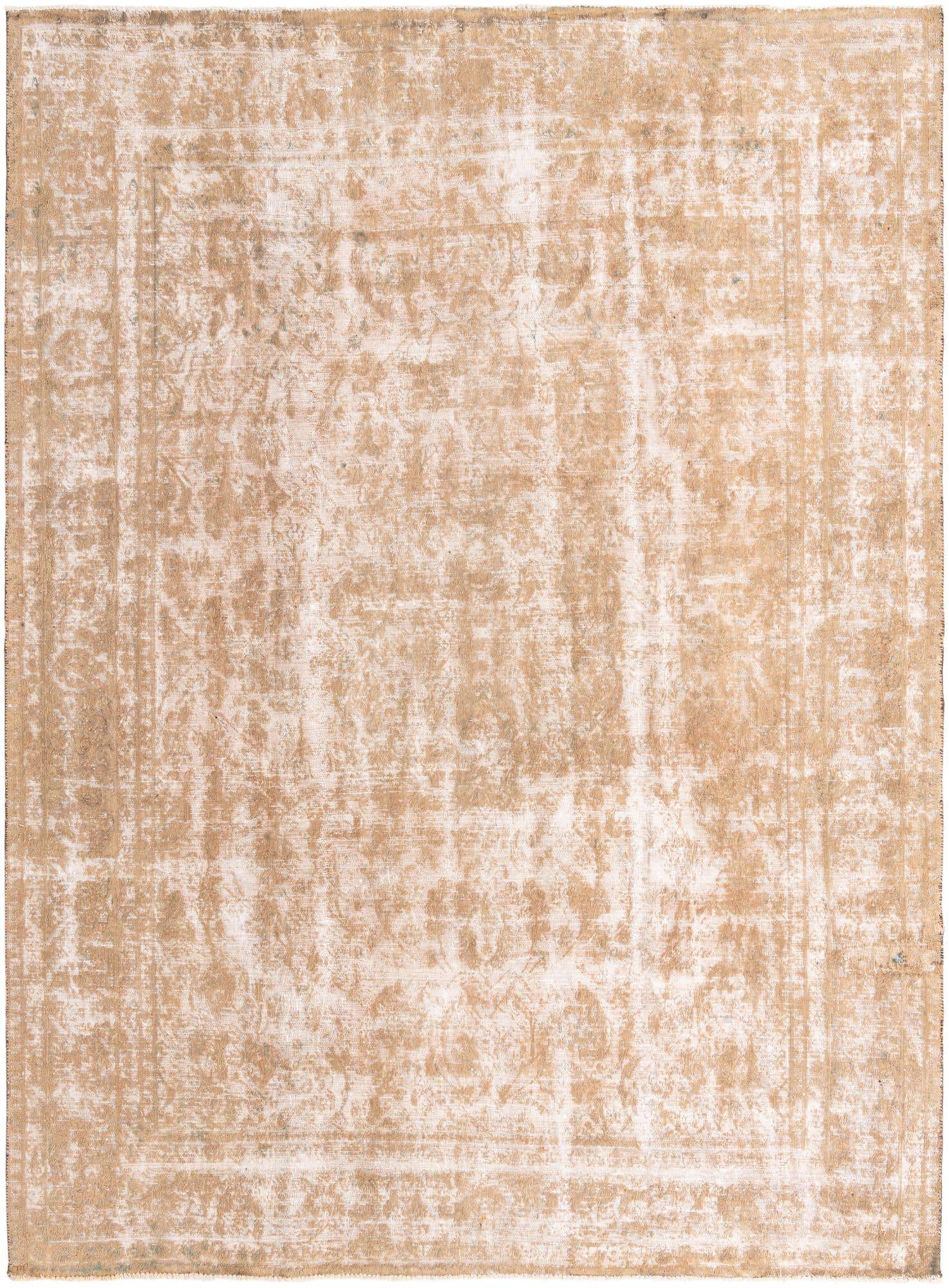 9' 5 x 13' Hand Knotted Ultra Vintage Persian Wool Rug