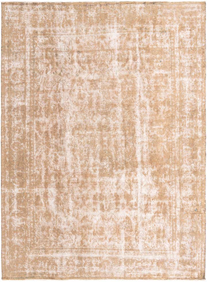 9' 5 x 13' Hand Knotted Ultra Vintage Persian Wool Rug