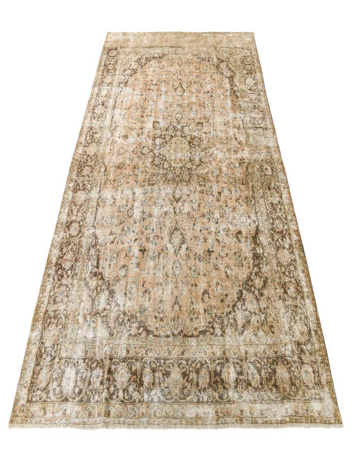 Detail image of 9' 7 x 12' 8  Hand Knotted Ultra Vintage Persian Wool Rug